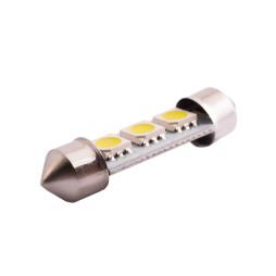 Світлодіодна авто лампа S85-39mm-3pcs 5050 білий 24V LEDUA