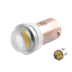 Светодиодная автолампа с линзой BA9S T4W 12В белый (35503452)