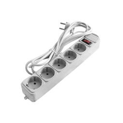 Подовжувач 5/3м с/з +кнопка LMK059+фільтр мережевий Лємансо