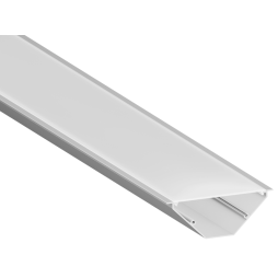 Алюмінієвий профіль для світлодіодної стрічки АЛ-110 3 метра анодований кутовий LEDUA