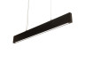 Світильник світлодіодний підвісний лінійний FOREST-36W 220V 4000K 120см бук - чорний AVATON