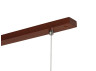 Светильник светодиодный подвесной линейный AVATON FOREST 36W 4000K 120см бук коричневый