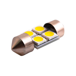 Светодиодная автолампа C5W SV8.5 12В 31мм SMD5050-4led белый