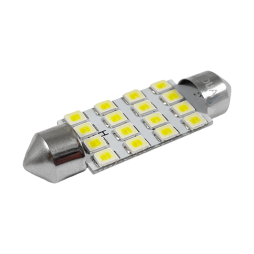 Світлодіодна авто лампа S85-41mm-16smd 3528 білий 12V LEDUA