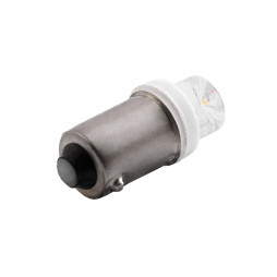 Світлодіодна авто лампа BA9S-1pc-увігнутий LED білий 12V LEDUA