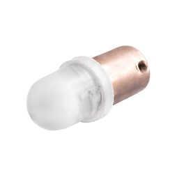Світлодіодна авто лампа BA9S-1pc-круглий LED білий 12V LEDUA