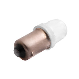 Світлодіодна авто лампа BA9S-1pc-круглий LED білий 12V LEDUA