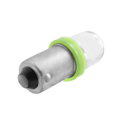 Світлодіодна авто лампа BA9S-1pc-круглий LED зелений 12V LEDUA
