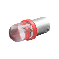 Світлодіодна авто лампа BA9S-1pc-круглий LED червоний 12V LEDUA