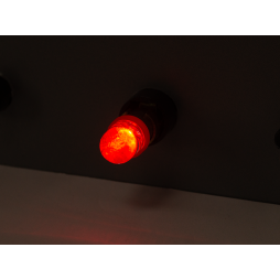 Світлодіодна авто лампа BA9S-1pc-круглий LED червоний 12V LEDUA