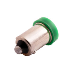 Світлодіодна авто лампа BA9S-5050-1smd зелений 12V LEDUA