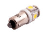 Світлодіодна авто лампа BA9S-5050-5smd білий 12V LEDUA