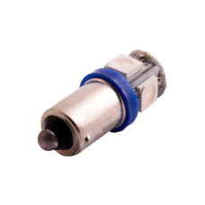 Світлодіодна авто лампа BA9S-5050-5smd синій 12V LEDUA