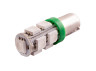 Світлодіодна авто лампа BA9S-5050-9smd зелений 12V LEDUA