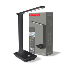 LED лампа настiльна TITANUM  TLTF-009B 10W 3000-6500K