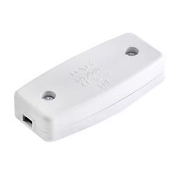 Вимикач 1007 Luxel для бра білий