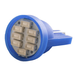 Світлодіодна авто лампа T10-3014-8smd синій 12V LEDUA