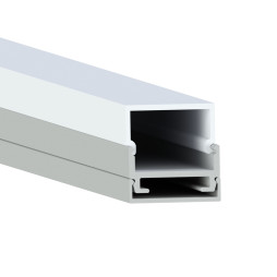 Профиль алюминиевый анодированный LEDUA АЛ-11 + рассеиватель для LED ленты накладной 2 м