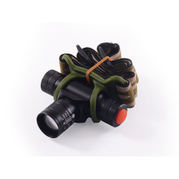 Фонарь налобный POLICE BL-6660-XPE, ЗУ 220V, 1x14500, zoom