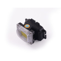 Фонарик налобный D=60 6658-СОВ/3 режима/3×ААА/ пластик красный страбоскоп