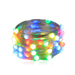 Гірлянда IP44 5V RGB 5м з WI-FI+ пульт (40 ключів) + USBкабель/ LM9203 Розумний будинок Tuya Лємансо