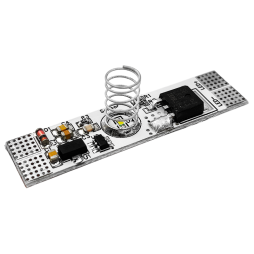 Сенсорний вимикач для профілю І=15А, пружина 10мм 12-24V М356 (білий)