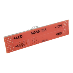 Сенсорний вимикач для профілю І=15А, пружина 10мм 12-24V М356 (білий)