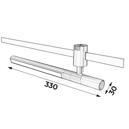 Splicing Rotating Spotlight YZ1820 15W