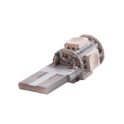 Светодиодная автолампа T10 W5W с обманкой 12В SMD5050-5led красный