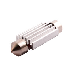 Светодиодная автолампа C5W SV8.5 с обманкой 12В 41мм SMD4014-12led синий