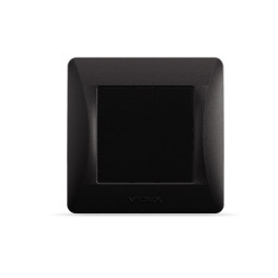 Заглушка для рамки чорний графіт VIDEX BINERA