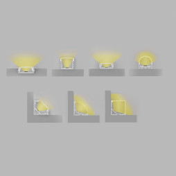 Профіль для світлодіодної стрічки Feron CAB255