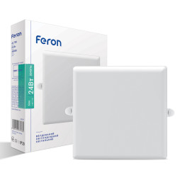 Світлодіодний вбудований світильник Feron AL706 24Вт 4000K білий