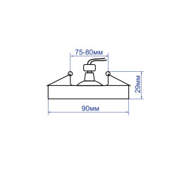 Встраиваемый поворотный светильник Feron DL0375 под лампу черный