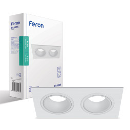 Встроенный поворотный светильник Feron DL0385 под белый лампу.