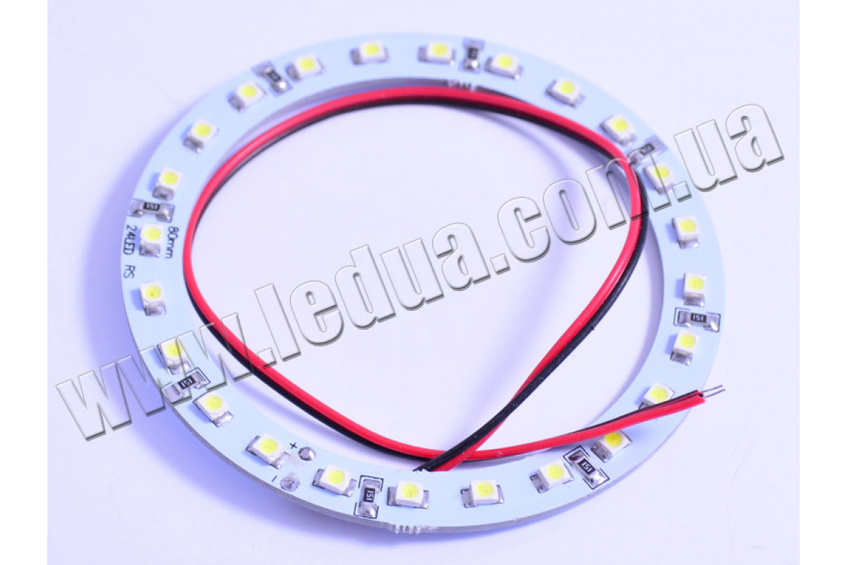 Ангельські глазки 24smd 3528 діаметр 80мм 12V LEDUA