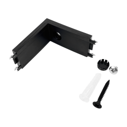 Соединитель внутренний угловой для шинопровода CAB1400 черный LD4012 ULTRA Feron