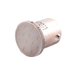 Світлодіодна авто лампа T25-COB 1156 жовтий 12V LEDUA