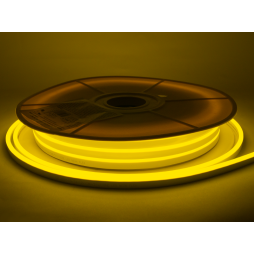 Світлодіодний неон 6*12mm 2835 100led 12V 11W/m IP65, лимонно-жовтий (AVT-NEON-120LY2835-12V-11W/m) #54-LY AVT