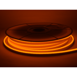 Світлодіодний неон 6*12mm 2835 100led 12V 11W/m IP65, помаранчевий (AVT-NEON-120O2835-12V-11W/m) #54-O AVT