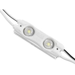 Світлодіодні модулі 2835-2smd 12V IP65 з лінзою 0,86Вт 30lm/led 10000-12000К білий 2 роки гарантії (по 20шт) LEDUA