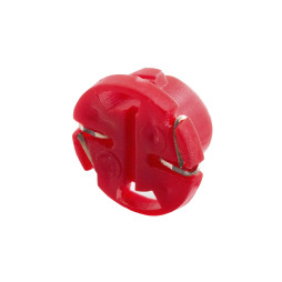 Світлодіодна авто лампа T5-B4.7-COB червоний 12V LEDUA