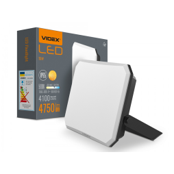 Прожектор светодиодный VIDEX F3 50W 5000K 220V Black (VLE-F3-0505B)