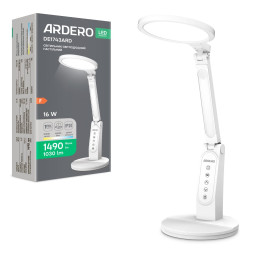 Світлодіодний настільний світильник Ardero DE1743ARD 16Вт білий