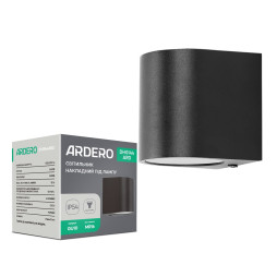 Архітектурний накладний світильник Ardero DH0144ARD під лампу чорний