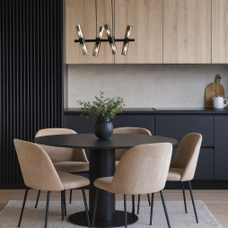 Накладний світильник Ardero BL1844-2 AURORA під лампу чорний