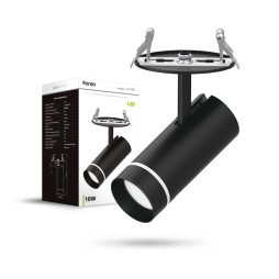 Світлодіодний вбудований світильник Feron AL196 10Вт 4000K чорний