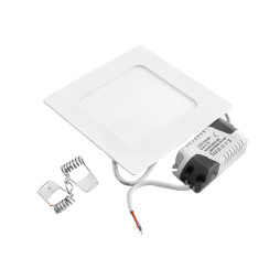 Світильник світлодіодний врізний DownLight 6w 220V квадратний 6400к