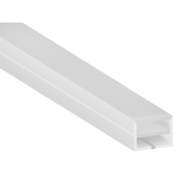 Силіконовий профіль для світлодіодної стрічки 20х25 1 метр накладний СП-18 IP67 з ниткою (100м в бабіні) LEDUA