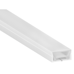 Силіконовий профіль для світлодіодної стрічки 20х40 1 метр накладний СП-21 IP67 з ниткою (100м в бабіні) LEDUA